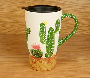 Woodlands Cactus Travel Mug