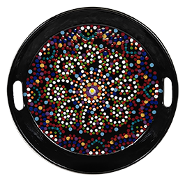 Woodlands Mosaic Mandala Tray