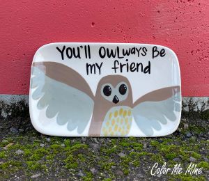 Woodlands Owl Plate
