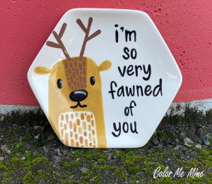 Woodlands Fawn Plate