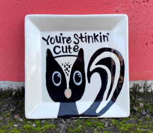 Woodlands Skunk Plate