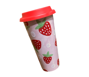 Woodlands Strawberry Travel Mug
