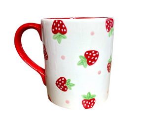 Woodlands Strawberry Dot Mug