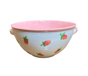 Woodlands Strawberry Print Bowl