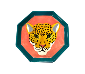 Woodlands Jaguar Octagon Plate