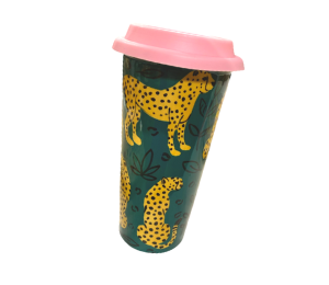 Woodlands Cheetah Travel Mug