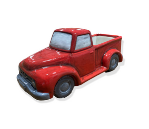 Woodlands Antiqued Red Truck