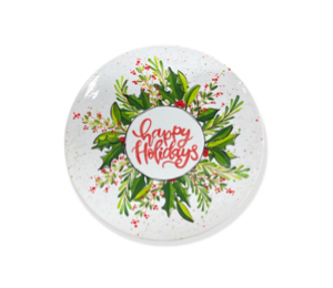 Woodlands Holiday Wreath Plate