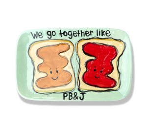 Woodlands PB&J Plate