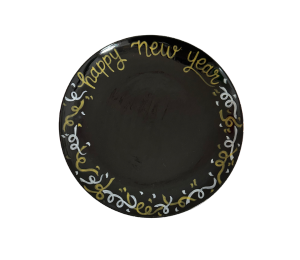 Woodlands New Year Confetti Plate