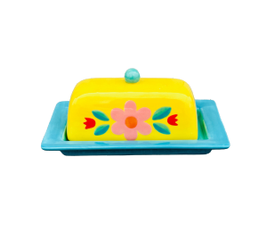 Woodlands Retro Butter Dish