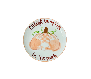 Woodlands Cutest Pumpkin Plate