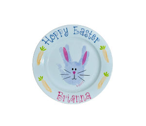 Woodlands Easter Bunny Plate