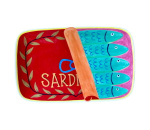 Woodlands Sardines Dinner Plate
