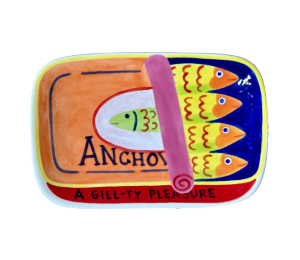 Woodlands Anchovies App Plate