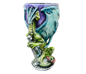 Woodlands Antique Dragon Goblet