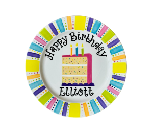 Woodlands Birthday Cake Plate
